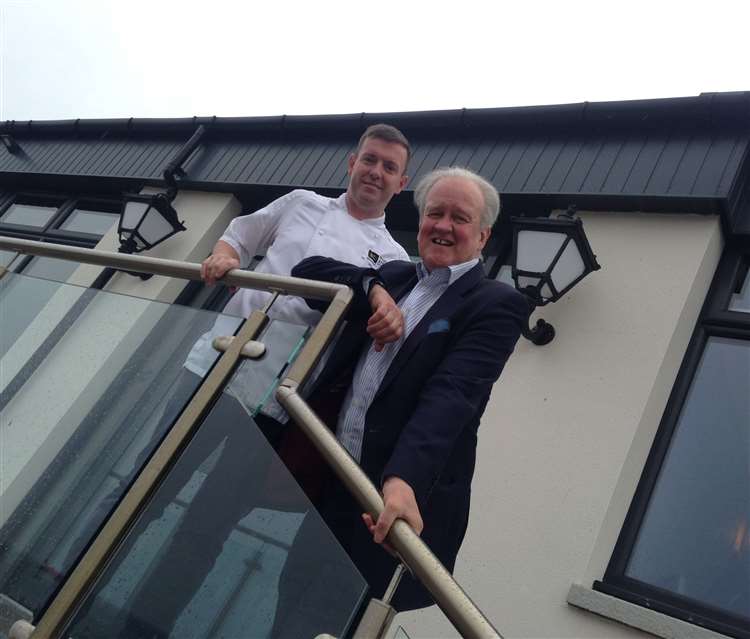Knowes Hotel Owner Wayne Stewart MSP Stewart Stevenson