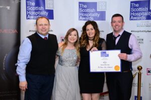 The Knowes Hotel Staff Celebrate Award Win