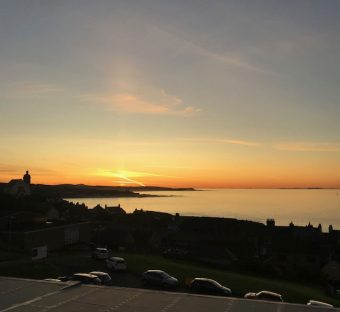 The Knowes Hotel and Restaurant Macduff Aberdeenshire Sunset